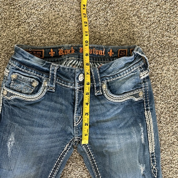 Rock revival light wash boot cut jeans size 25 - Picture 3 of 4